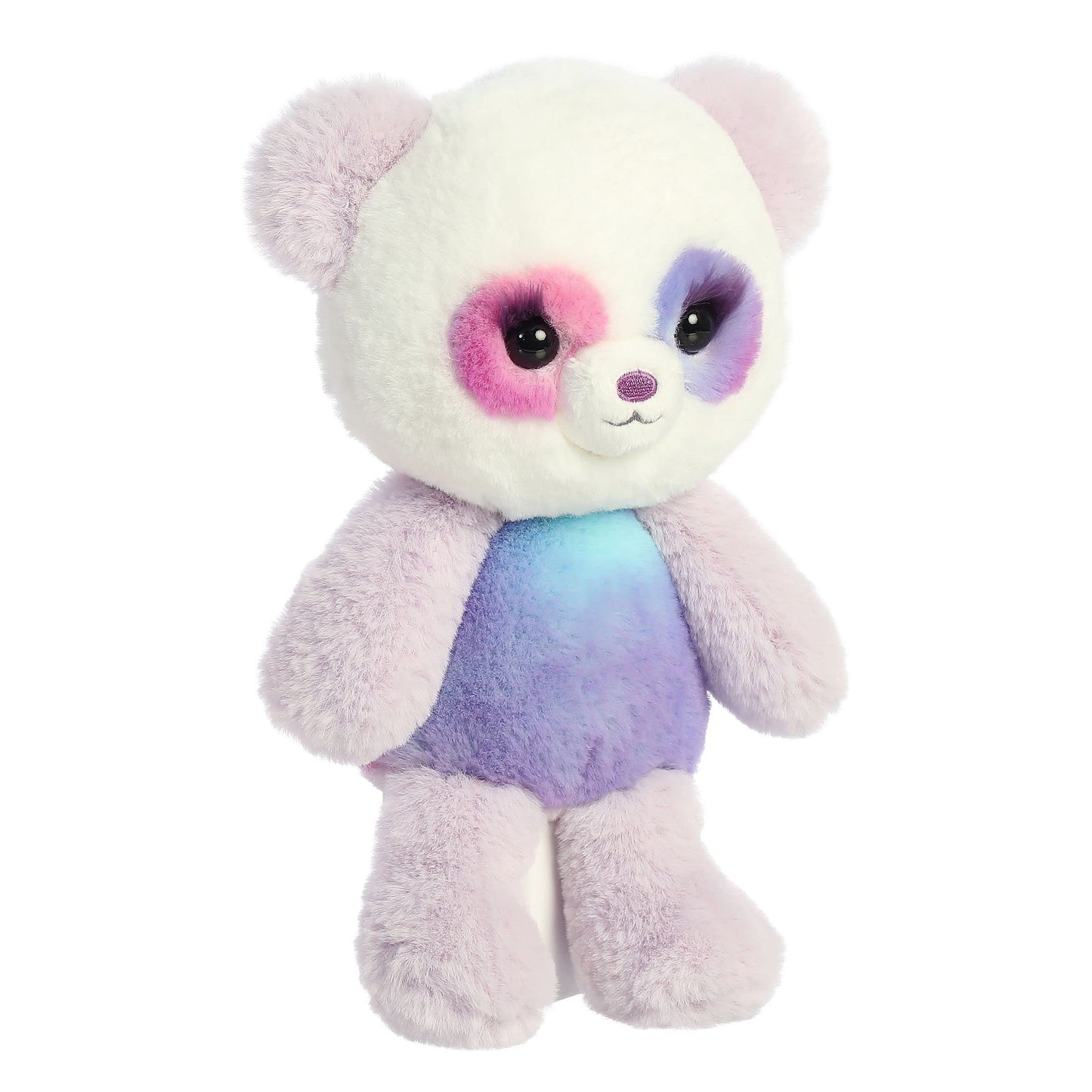 Aurora® Colorful Sweet Pop™ Grape Swirl Panda Stuffed Animal - Eye-Catching Designs - Imaginative Play - Purple 7.5 Inches
