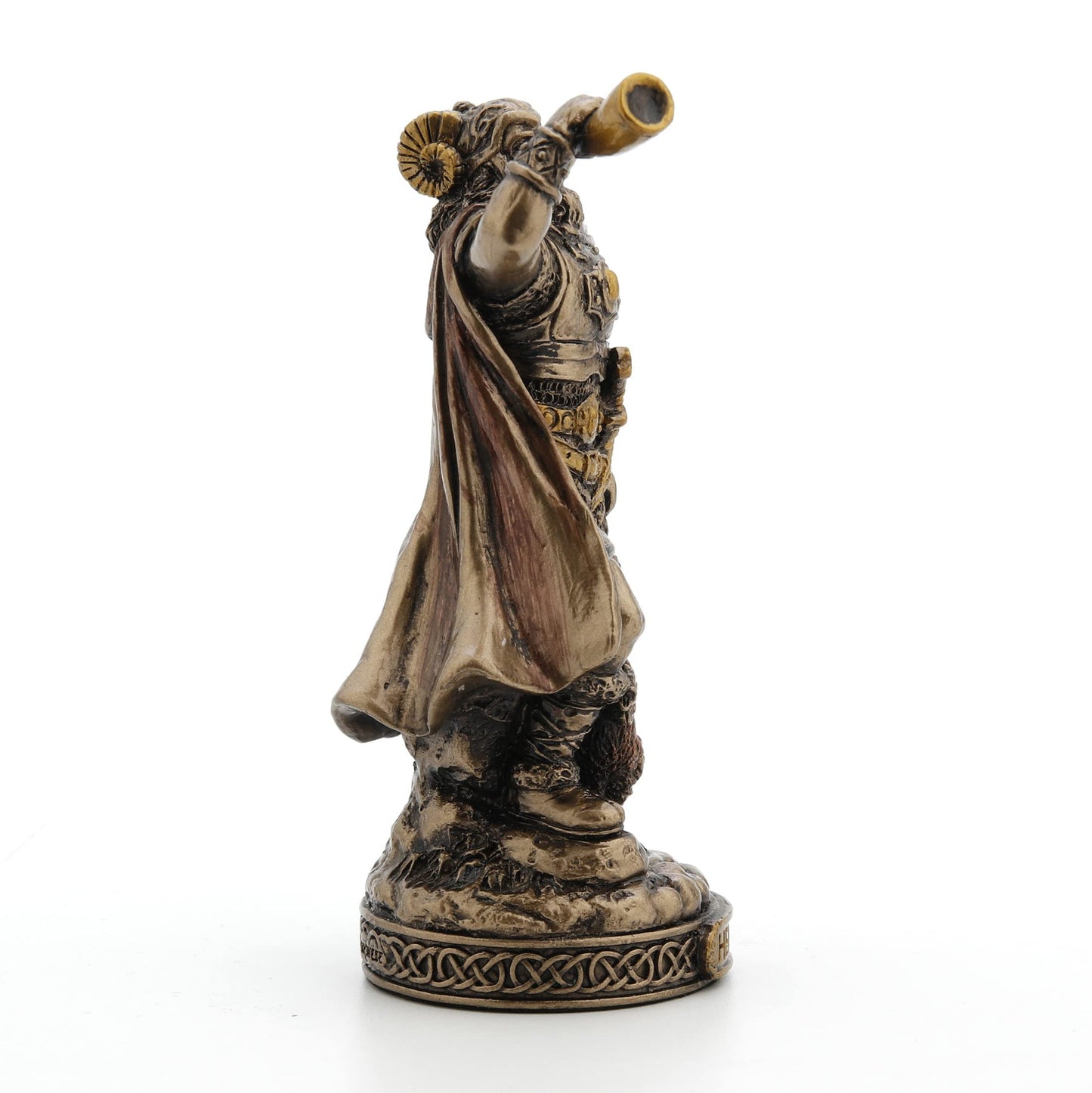 Veronese Design Heimdall The Norse Guardian of The Bifrost Hand Painted Bronze Finish Miniature Figurine
