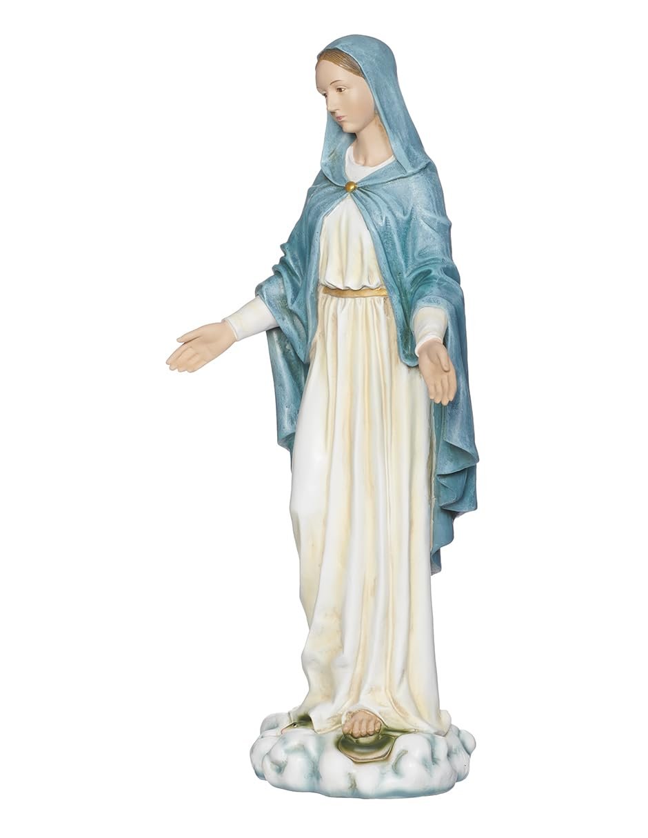 Roman oseph's Studio 23.5-Inch Our Lady of Grace Statue – Renaissance Collection, Catholic Home Decor, Virgin Mary Figurine, Religious Gift