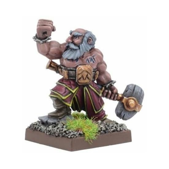 Mantic Games MGKWD201 Dwarf Stone Priest Play Set