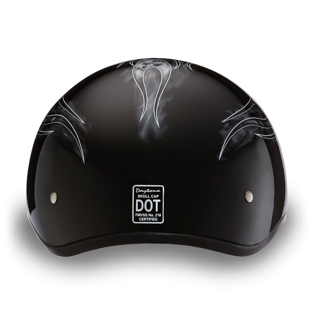 Daytona Helmets Half Skull Cap Motorcycle Helmet – DOT Approved [Graphics]…
