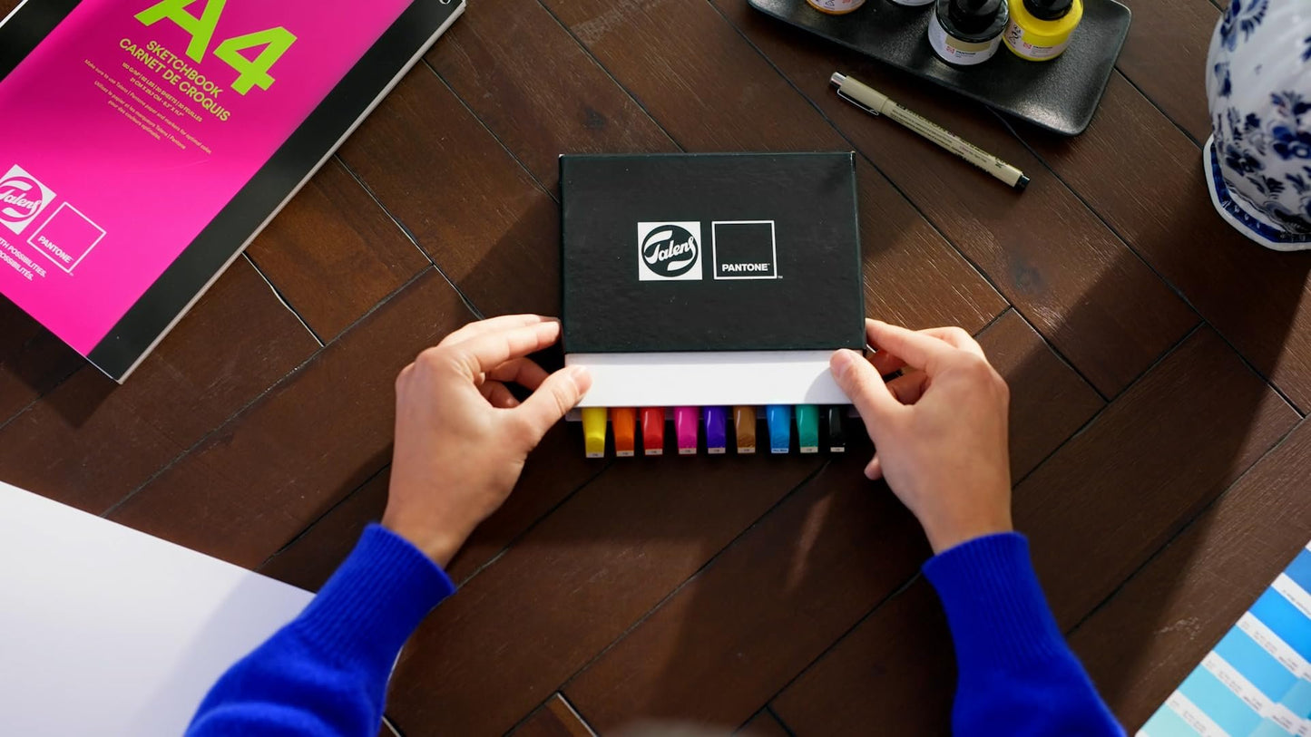 Royal Talens Pantone Dual Tip Markers - Primary, Set of 9