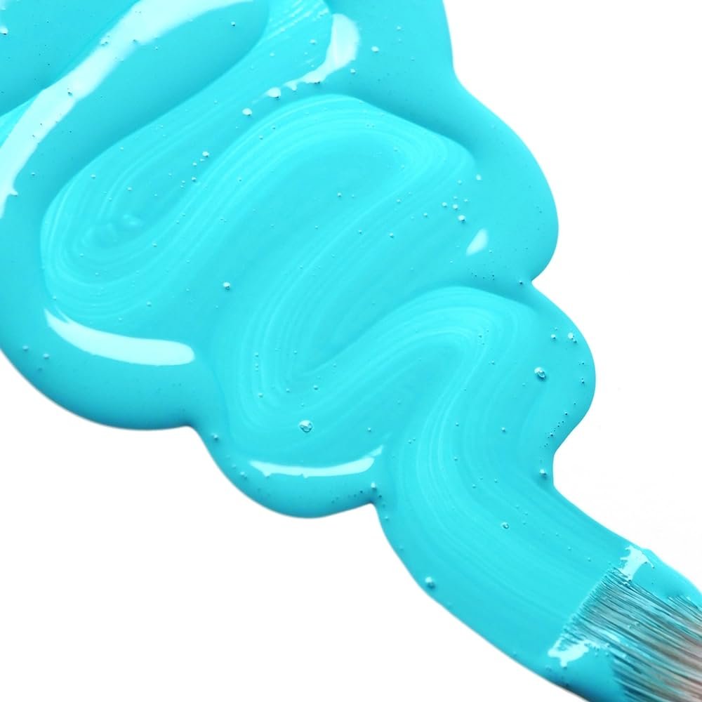 High Flow Acrylics by GOLDEN, Teal, 16 fl. oz. Bottle, Professional Acrylic Paint, Opaque