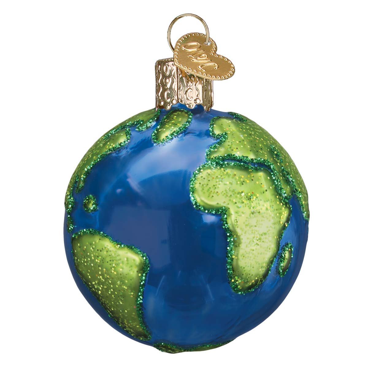 Old World Christmas NASA Earth Glass Blown Ornaments for Christmas Tree