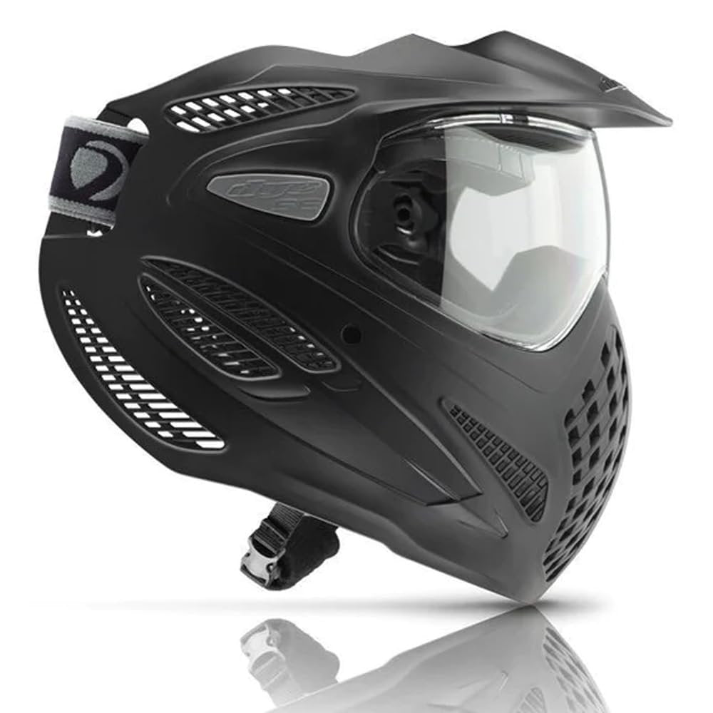 Dye SE Thermal Paintball Goggle – Anti-Fog Dual Pane Lens, Comfortable Fit, Durable Mask with Secure Strap – Black/One Size
