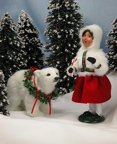 Byers' Choice Polar Bear Cub