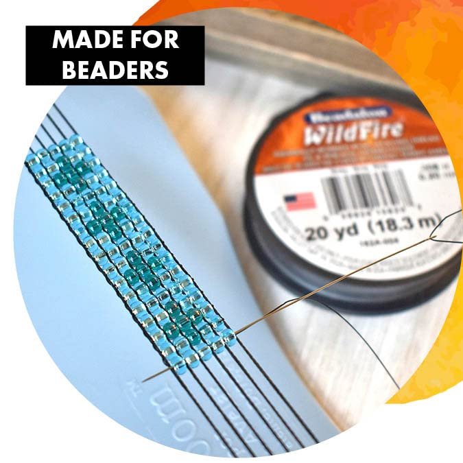 Beadalon Wildfire Stringing Thread .006" X50'-Black