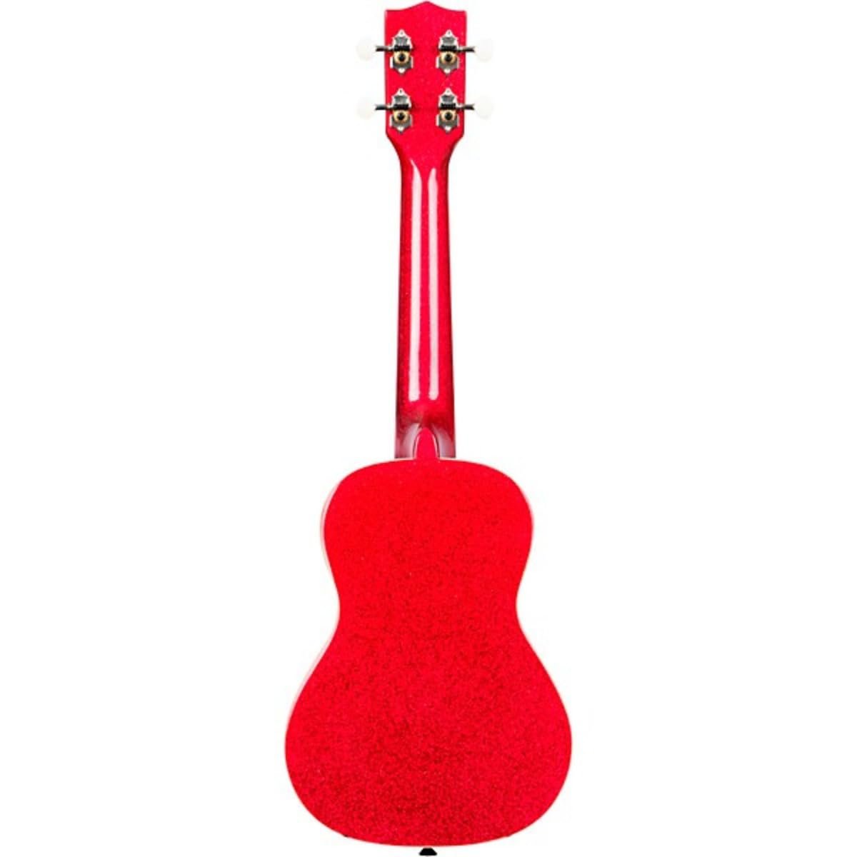 Kala Brand Music Co Sparkle Collection, 4-String Ukulele, Right, Black, Concert (KA-SPRK