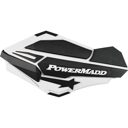 PowerMadd 34408 White/Black Sentinel Handguard
