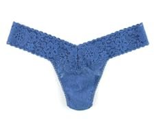 hanky panky - Daily Lace Low Rise Thongs for Women | Lacy Lingerie, Comfortable Underwear | One Size (2-12) | 3 pack