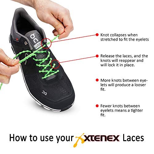 XTENEX X300 Series 30" Shoelace - Patented Flare Knot, Performance Fit - Enhanced Comfort - Royal Blue