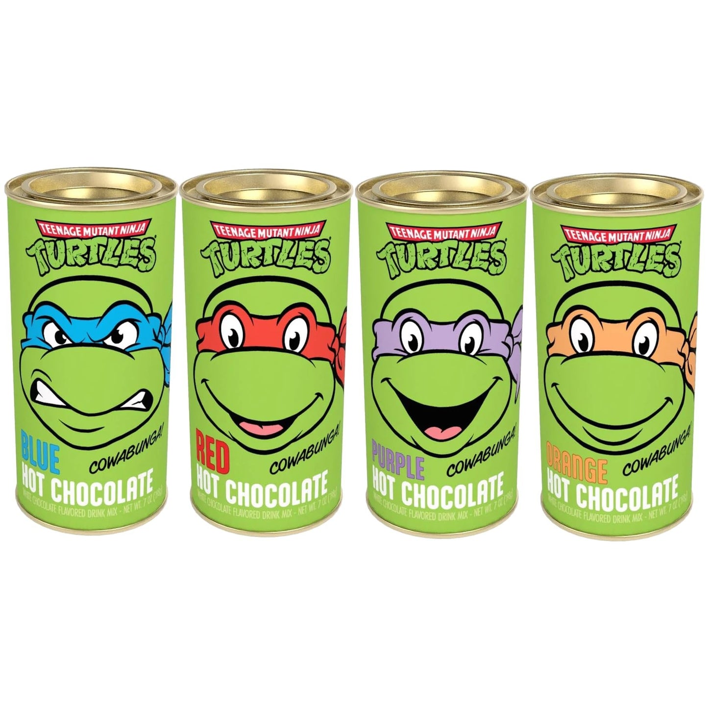 McSteven's Teenage Mutant Ninja Turtles® Hot Chocolate - Set of 4 (7oz Round Tins)