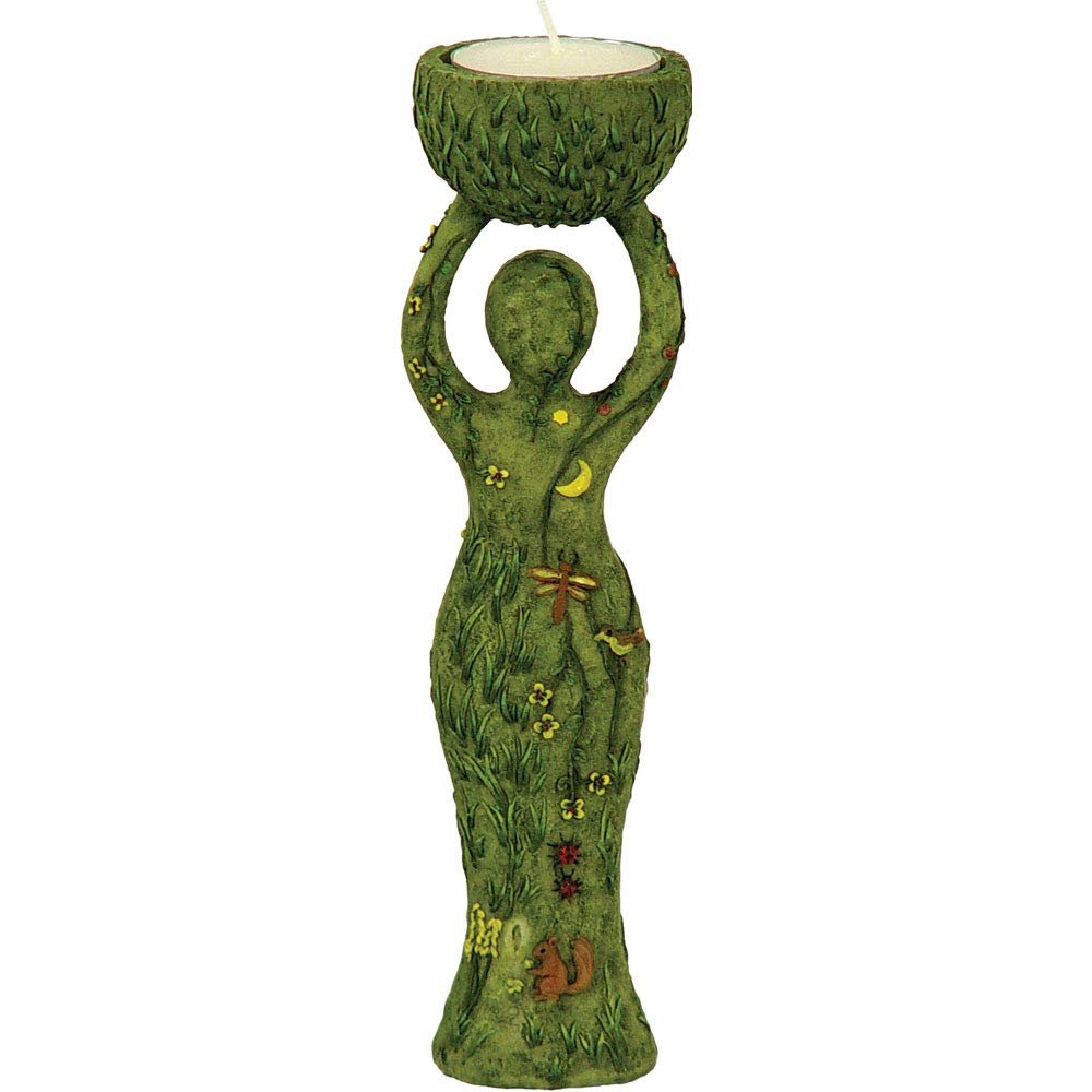 VERSAINSECT ernational - Polyresin T-Light Holder Nurturing Goddess (32438)