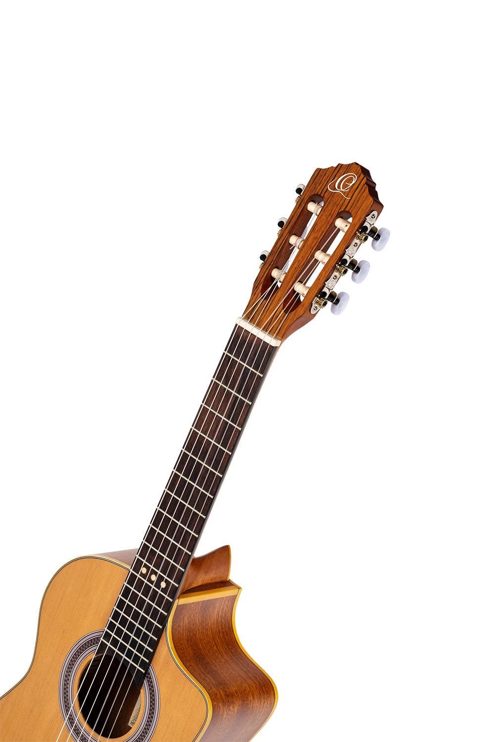 Ortega Guitars Requinto Series 6 String Acoustic Guitar, Right (RQC25)