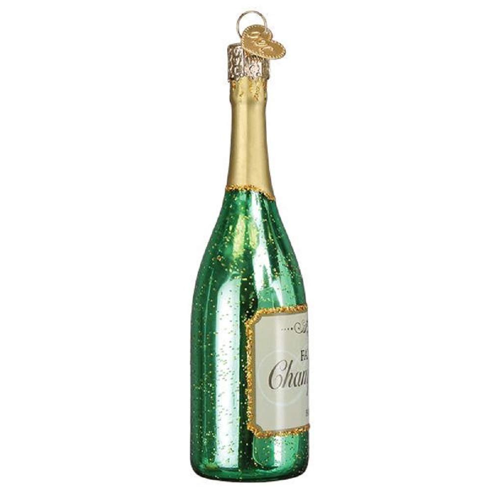 Old World Christmas Champagne Glass Blown Christmas Ornament for Christmas Tree