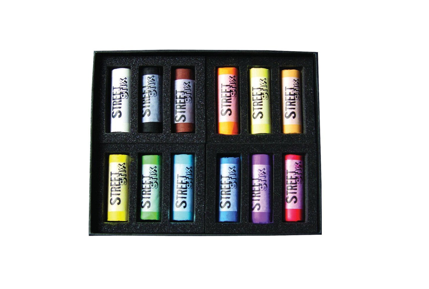 Jack Richeson 427375 Street Stix Pastels (Set of 12), 12 Count (Pack of 1)
