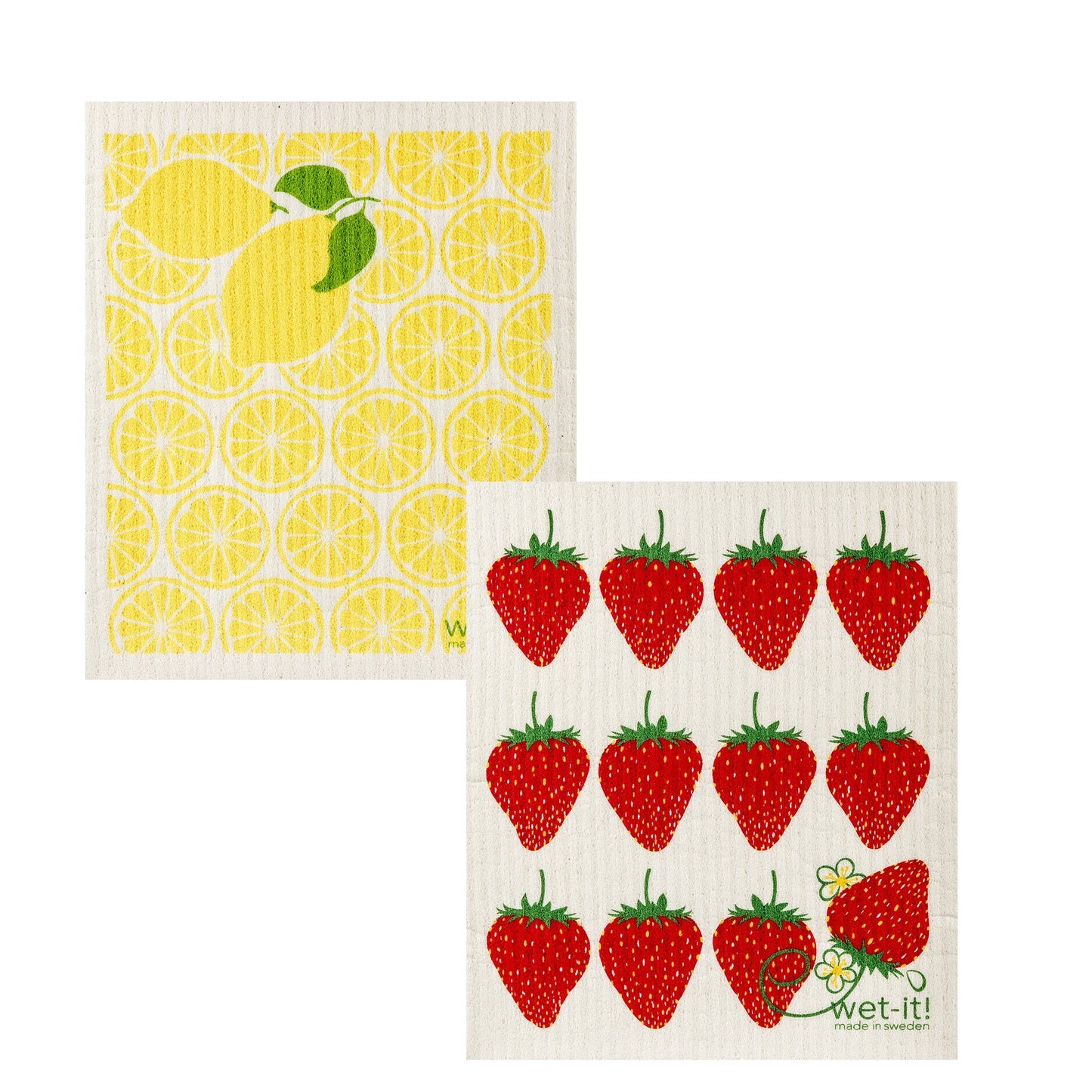 Wet-It! Swedish Dishcloth States – Reusable Paper Towels, Highly Absorbent & Biodegradable Dish Cloths, Non-Scratch, Durable, Machine Washable Cleaning Towels