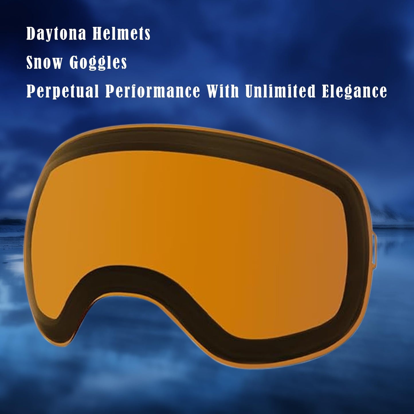 Daytona Helmets Snowboard Goggles - Anti Fog Ski Goggles For Men, Women & Youth - Anti Scratch Ski Goggles For UV Protection