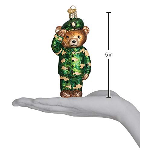 Old World Christmas Ornaments: Army Glass Blown Ornaments for Christmas Tree