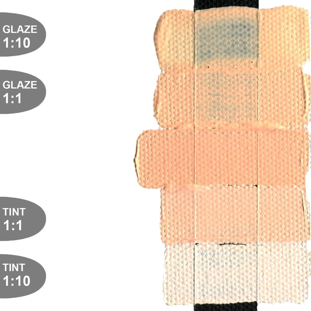 Heavy Body Acrylics by GOLDEN, Light Orange, 8 fl. oz. Jar, Professional Acrylic Paint, Opaque