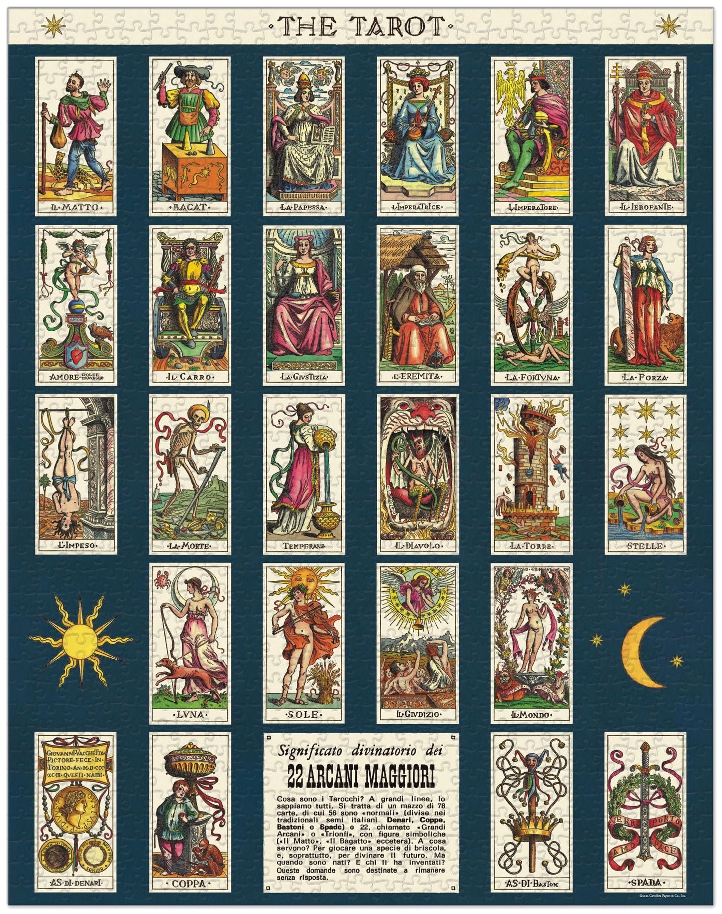 Cavallini & Co. Tarot 1,000 Piece Puzzle