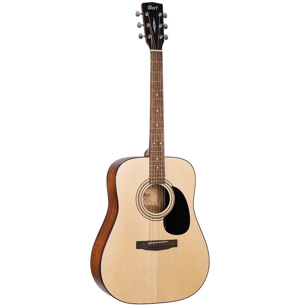 Cort AD810OP Standard Dreadnought Guitar, Spruce Top, Mahogany Back & Sides, Open Pore