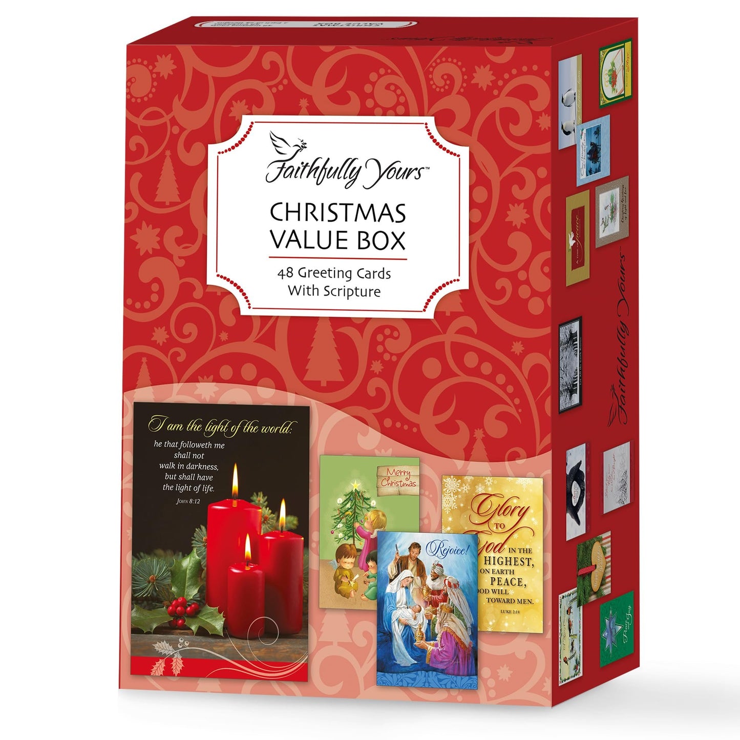 Designer Greetings Faithfully Yours Boxed Holiday Assortment Cards