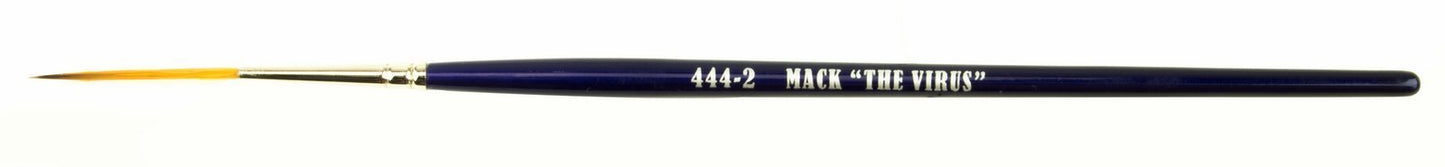Set of 5 Size 0-6 Series 444 The Virus Scrolling Script Pinstriping Brush with Specially Blended Golden Taklon