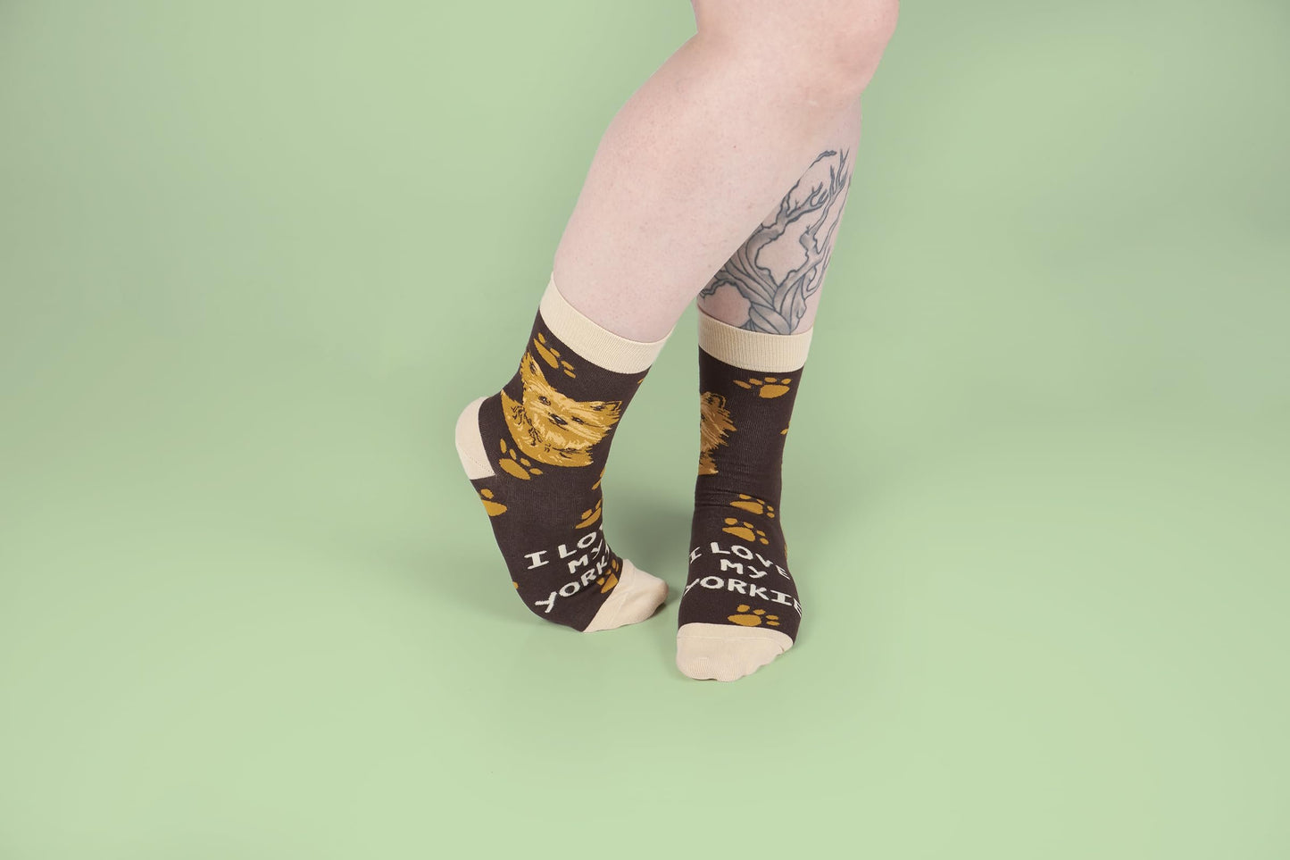 Primitives by Kathy Socks - I Love My Yorkie, Unisex, One Size