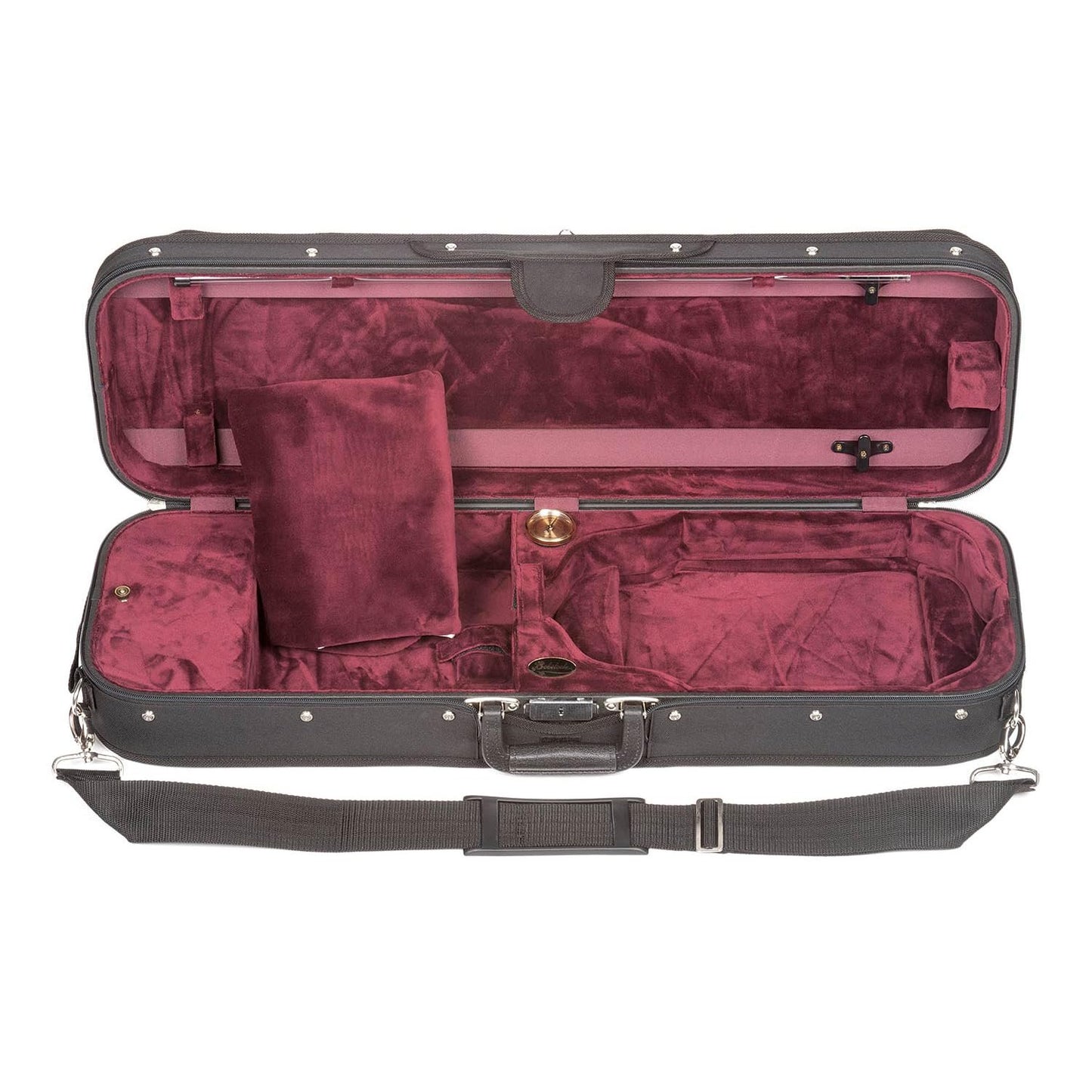 Bobelock 1002S Oblong 4/4 Violin Case with Wine Velour Interior