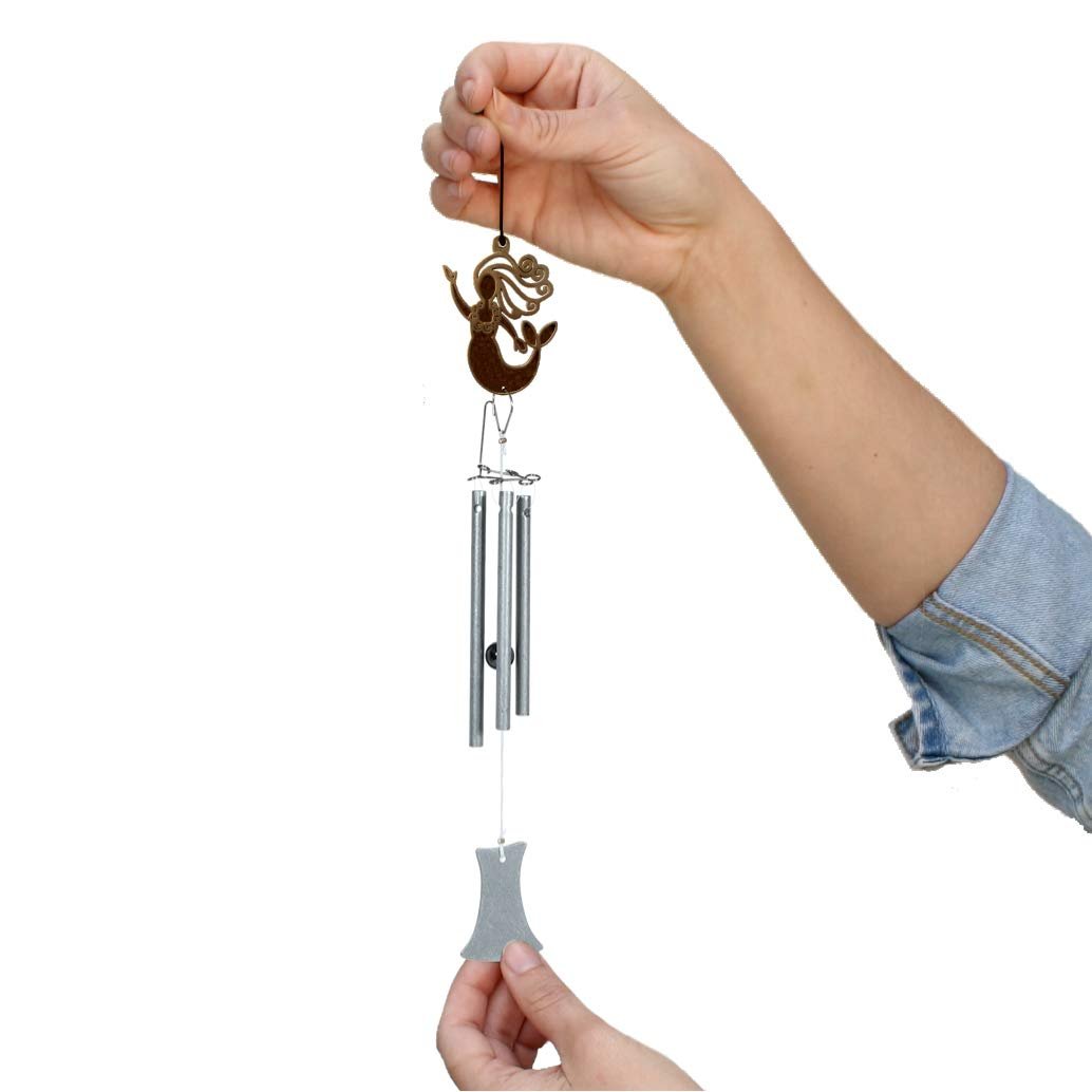 Mermaid Little Piper Wind Chime - Made in USA