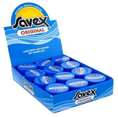 Savex Lip Balm, Original 0.25 oz 12 count (Pack of 1)