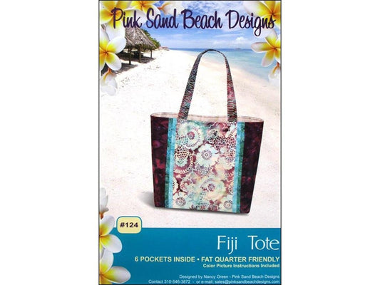 Pink Sand Beach Design Fiji Tote Pattern