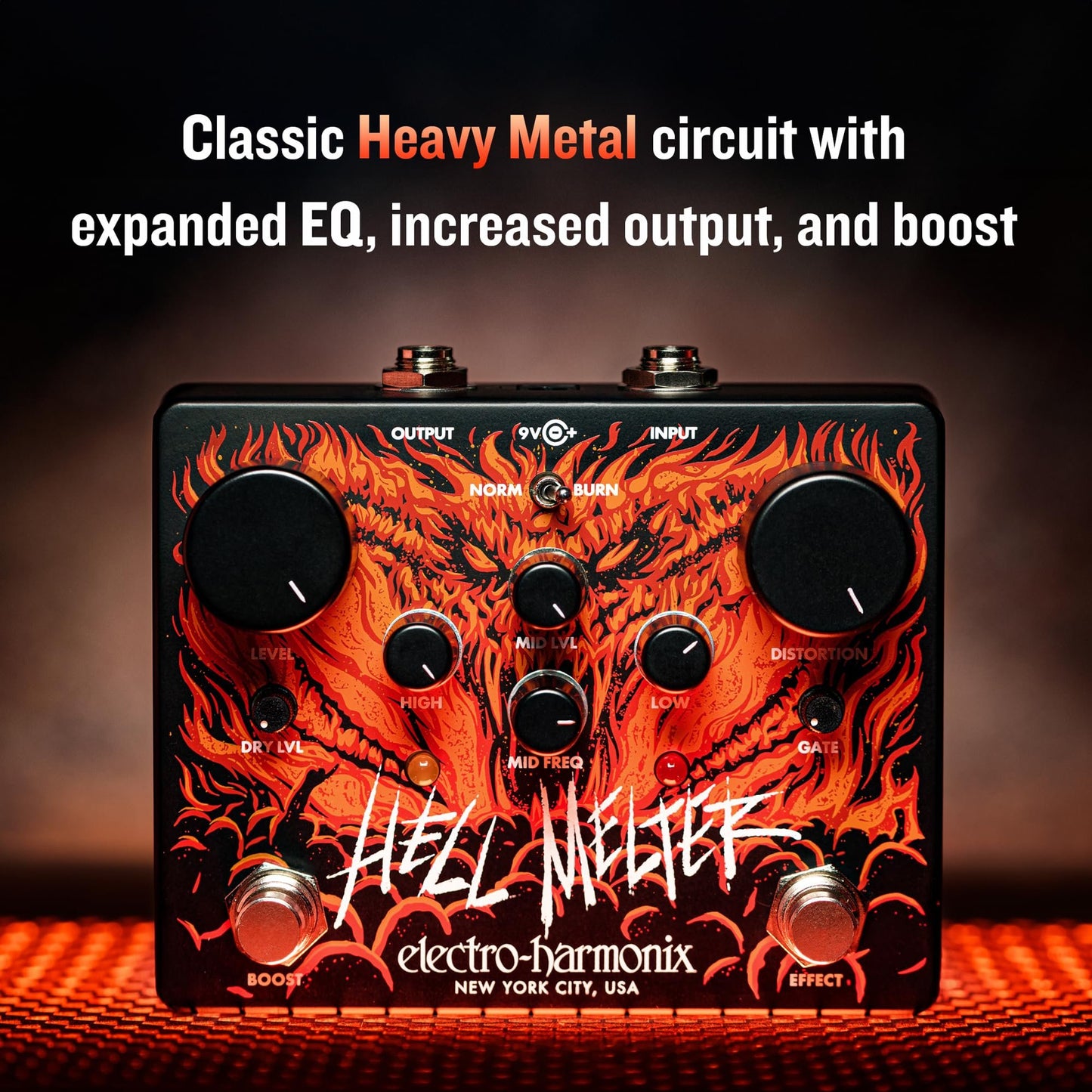 Electro-Harmonix Hell Melter Distortion Pedal