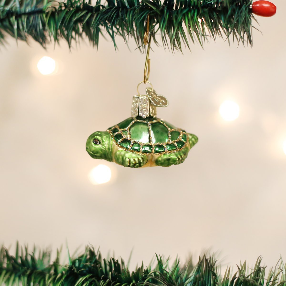 Old World Christmas Ornaments: Turtles Glass Blown Ornaments for Christmas Tree