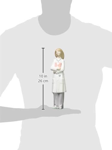 NAO Doctor - Female. Porcelain Doctor Figure.