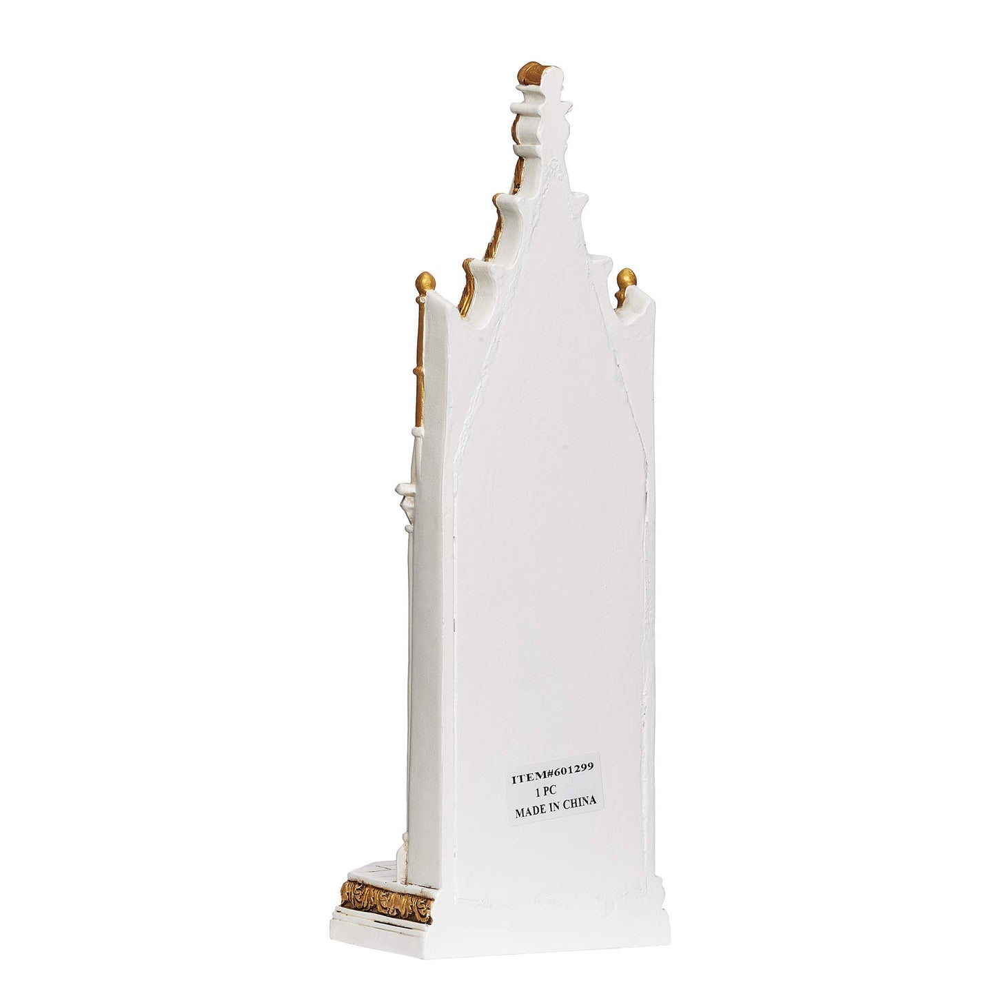 Joseph's Studio by Roman - St. Michael Holy Family Window LED Figure, Renaissance Collection, 11.75" H, Resin and Stone, Religious Gift, Decoration, Battery Operated