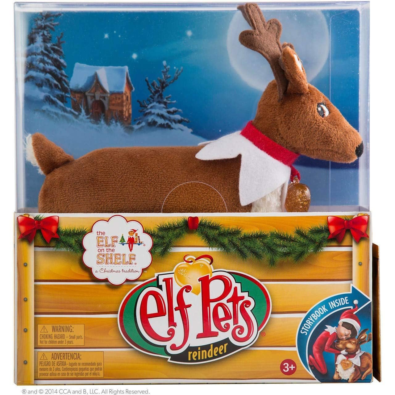 The Elf on the Shelf Pets: A Reindeer Tradition Plush with storybook