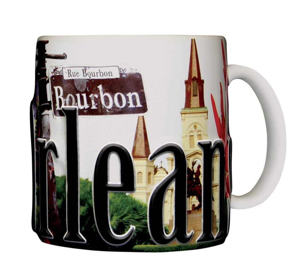 Americaware New Orleans 18 oz Color Relief Coffee Mug