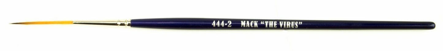 Set of 3 Size 0-2 Series 444 The Virus Scrolling Script Pinstriping Brush with Specially Blended Golden Taklon