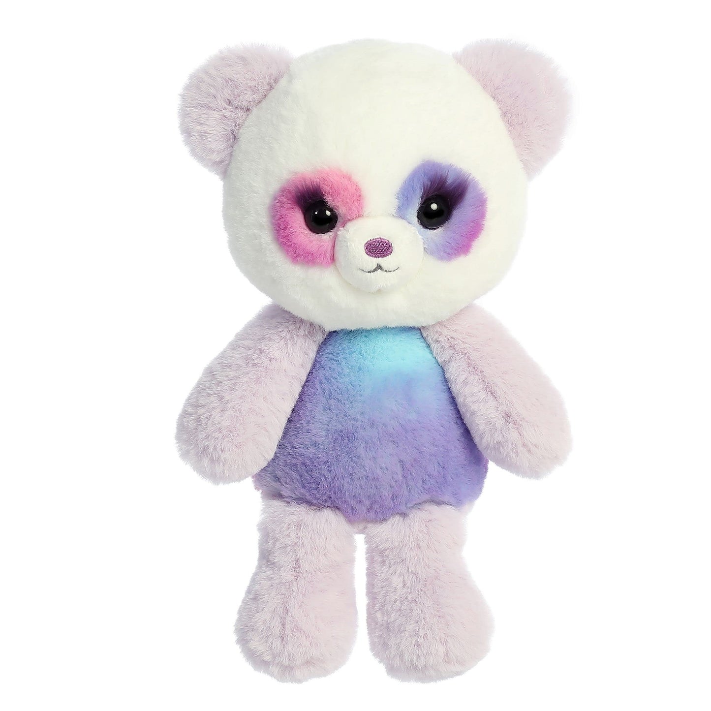 Aurora® Colorful Sweet Pop™ Grape Swirl Panda Stuffed Animal - Eye-Catching Designs - Imaginative Play - Purple 7.5 Inches