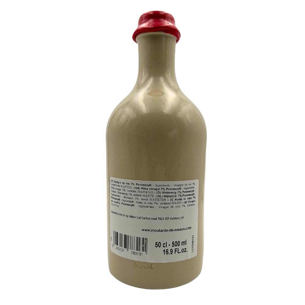 Aged Red Wine Vinegar in a Sandstone Bottle - 16.9oz