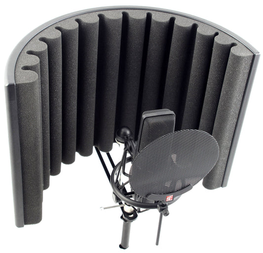 SE Electronics X1 S Studio Bundle Cardioid Condenser Microphone with RF-X Reflexion Filter, SE Isolation Pack (Pop Filter and Shockmount)