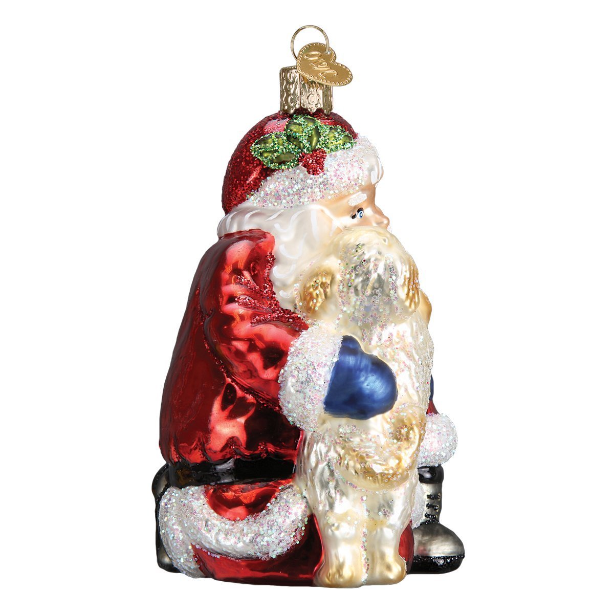 Old World Christmas Ornaments: Weihnachtsmann-Glasornamente für den Weihnachtsbaum
