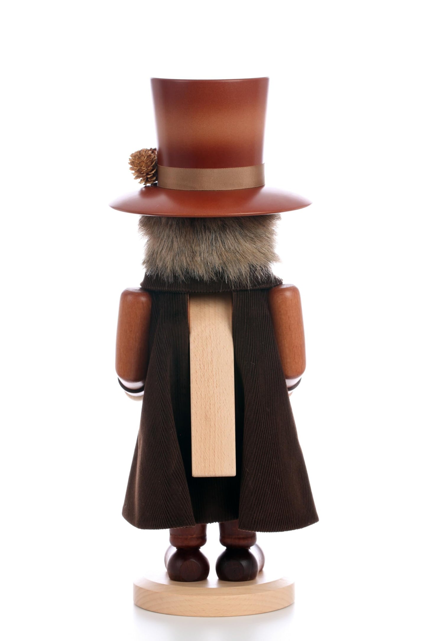 ANGIEHAIE German Christmas Nutcracker Blackforest Clockmaker Natural Colors - 41,5 cm / 16 inch - Christian Ulbricht