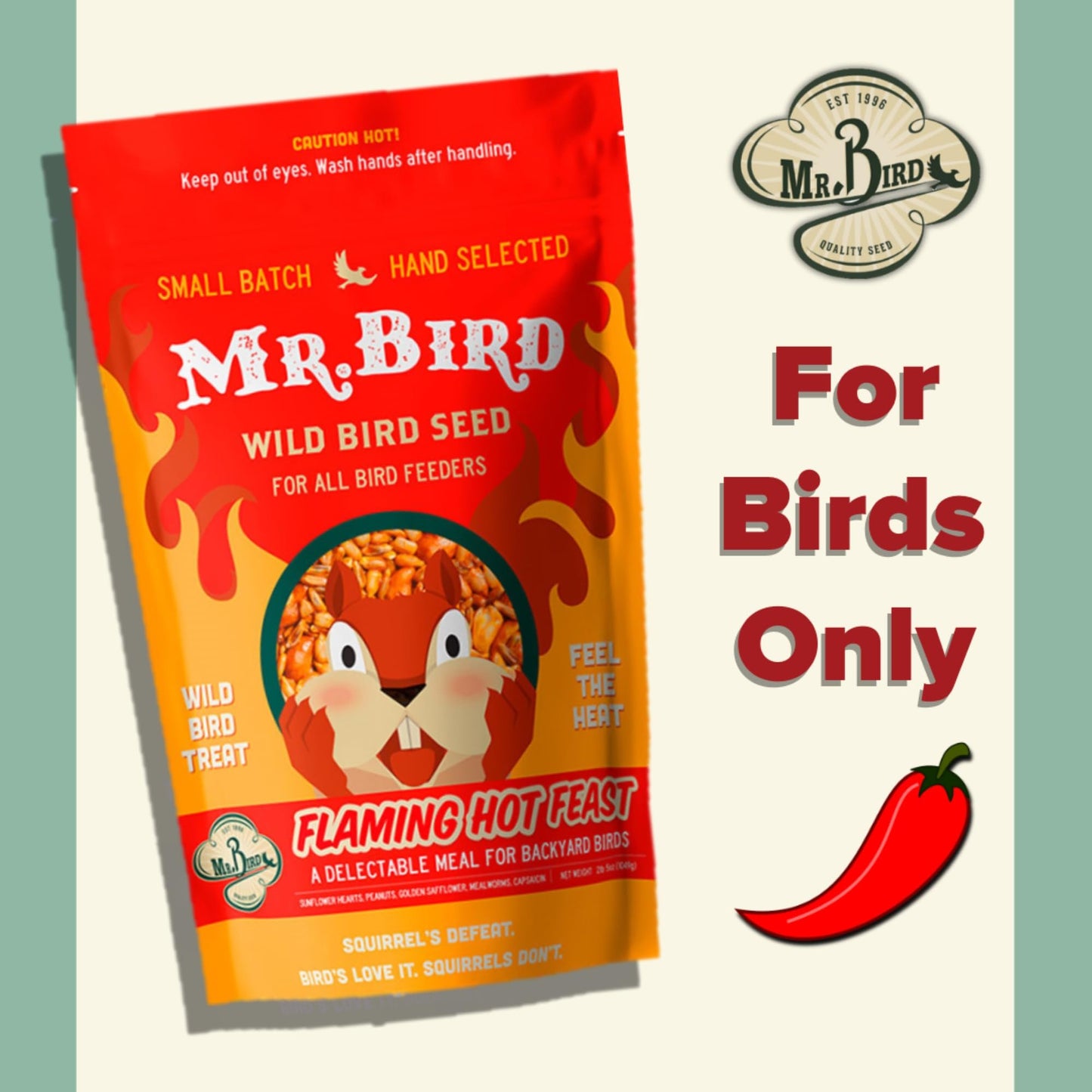 Mr. Bird Flaming Hot Feast Small Loose Seed Bag 2 lbs.