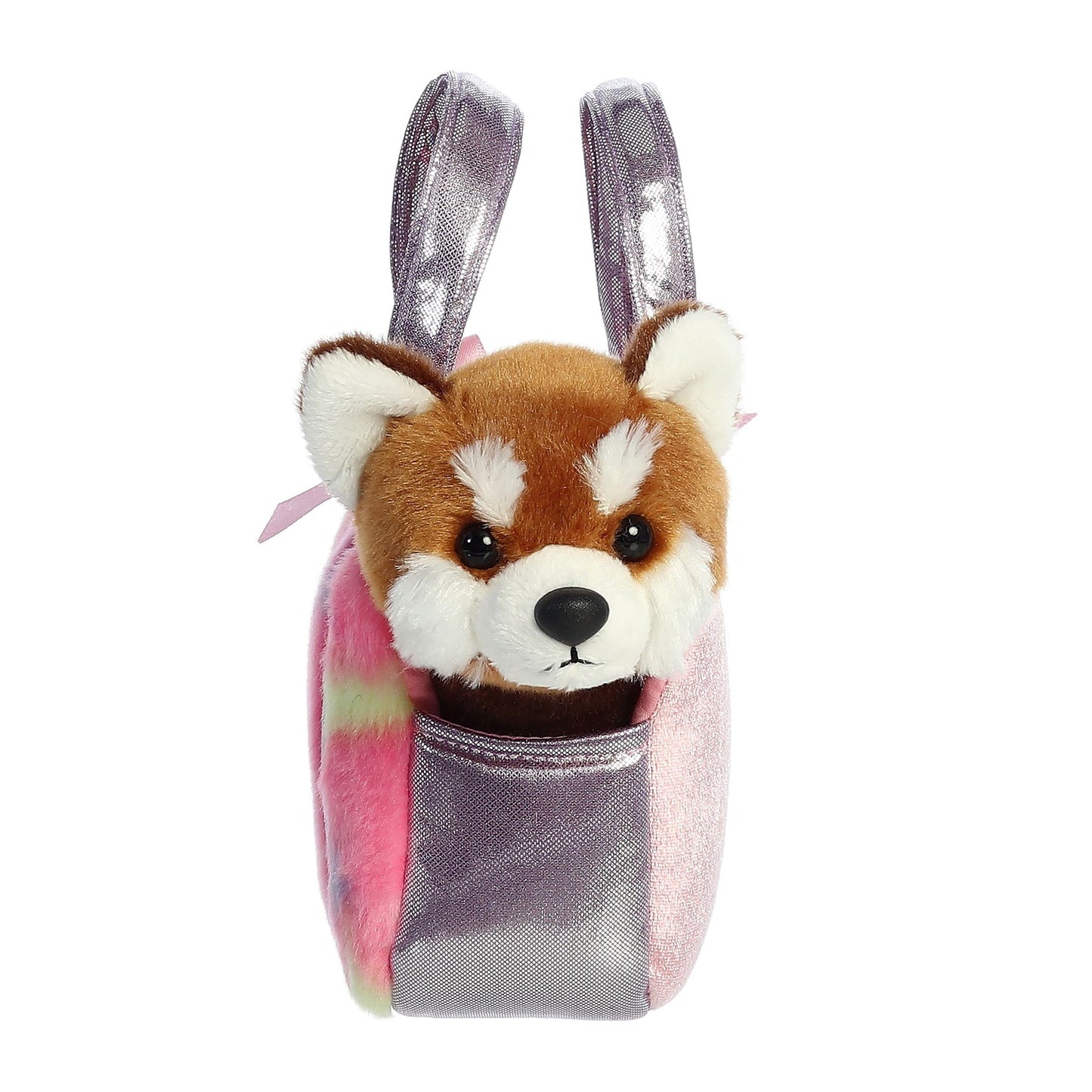 Aurora® Fashionable Fancy Pals™ Jellyroll Red Panda™ Stuffed Animal - On-The-go Companions - Stylish Accessories - Brown 6.5 Inches