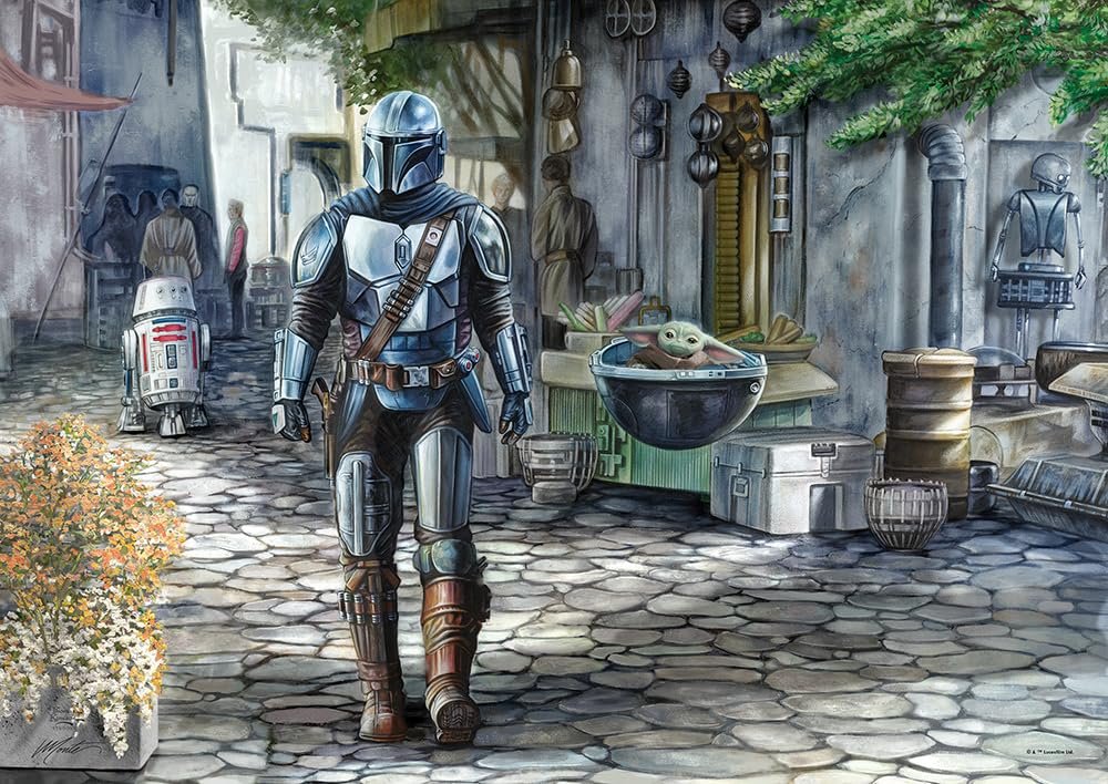 Star Wars – Thomas Kinkade – Durable 24” x 17” MightyPrint Wall Art – NOT Made of Paper – Officially Licensed Collectible