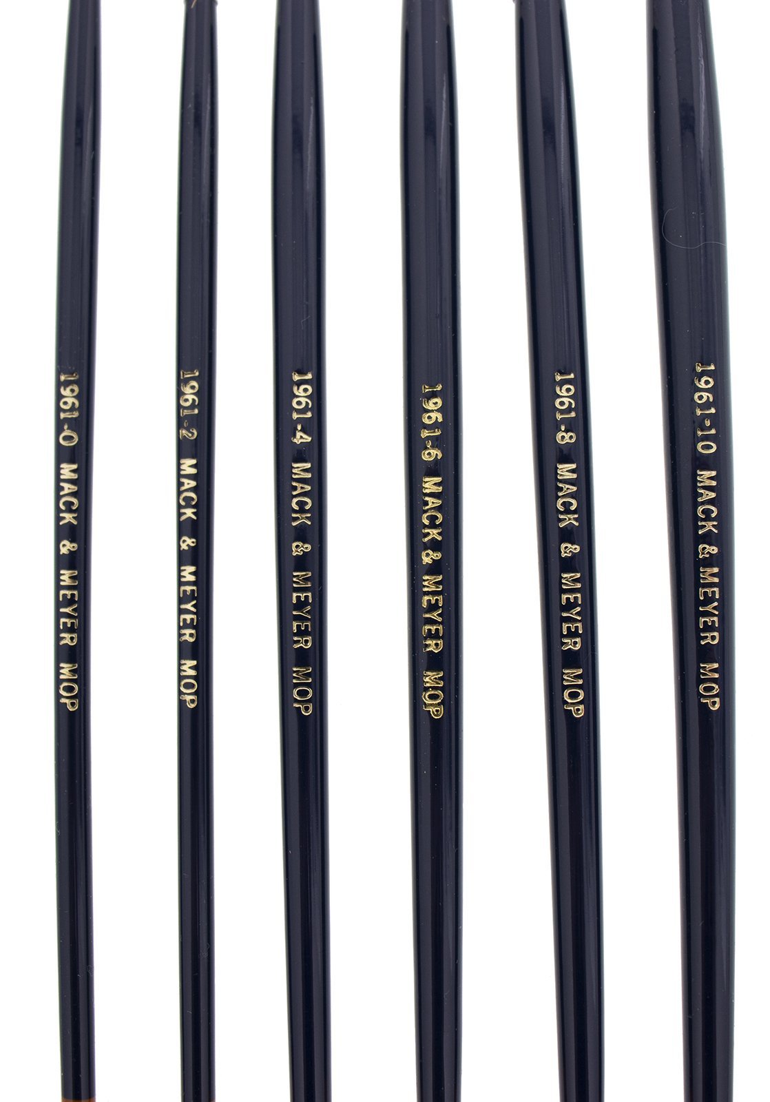 Andrew Mack Brush AM1961-0-10 Series 1961 Mack & Meyer Mop Pinstriping Brushes Sizes 0-10