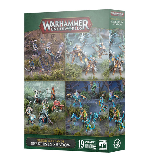 Games Workshop Warhammer Underworlds: Seekers in Shadow – 4 Warbands Push-Fit Miniature Set (Shadeborn, Truthseekers, Starblood Stalkers & Elathain’s Soulraid)